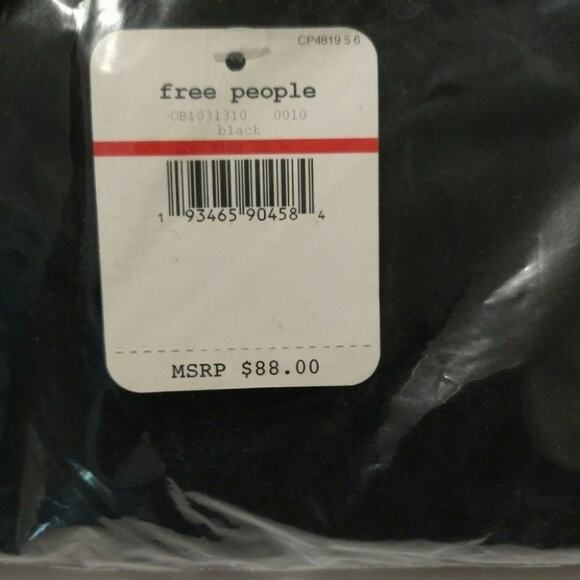 Free People Premonitions Mini Slip Dress XS Black Lace Trim One Shoulder Bodycon - Picture 5 of 16